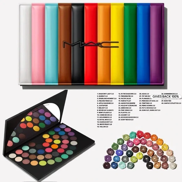 M•A•C 🌈40 SHADES OF PRIDE EYE SHADOW VAULT /SOLD OUT! - Picture 1 of 15